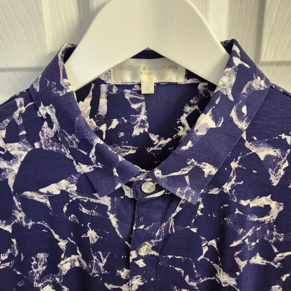 Haight & Ashbury Liquid Cotton S/S Button Down Shirt - Picture 2 of 3